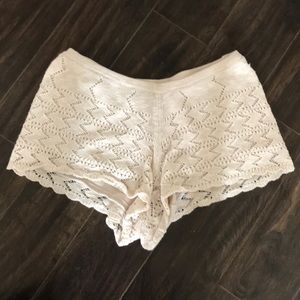 Roxy crochet shorts